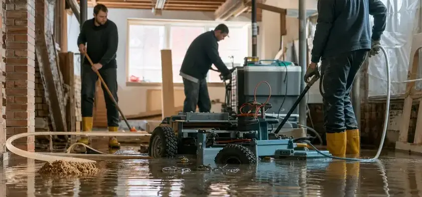 Flooded basement repair in Franklin, TN by Casey Water Damage Restoration